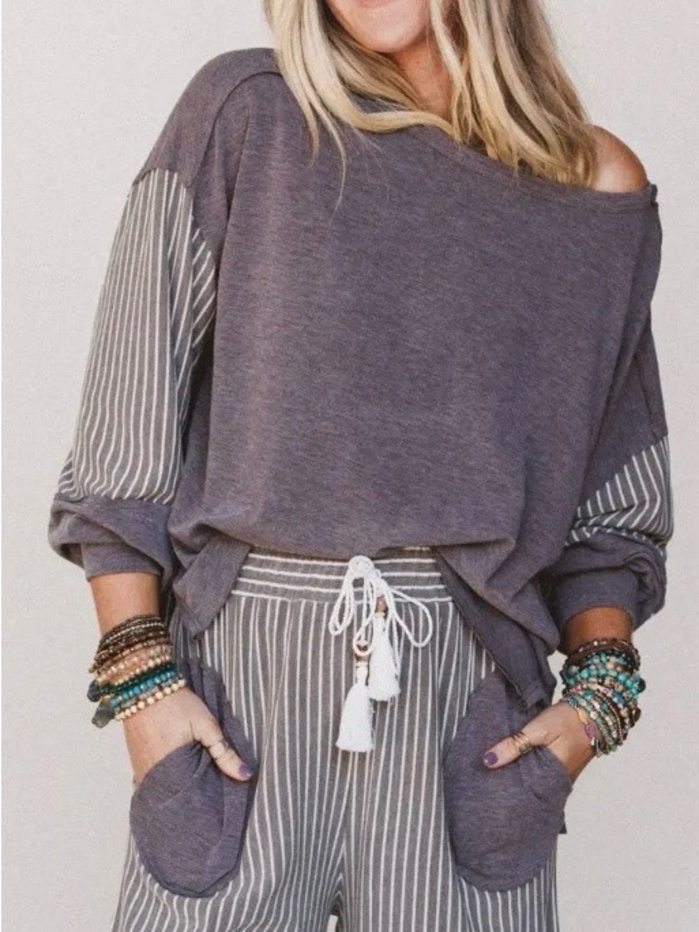 Three Bird Nest easy days contrast top